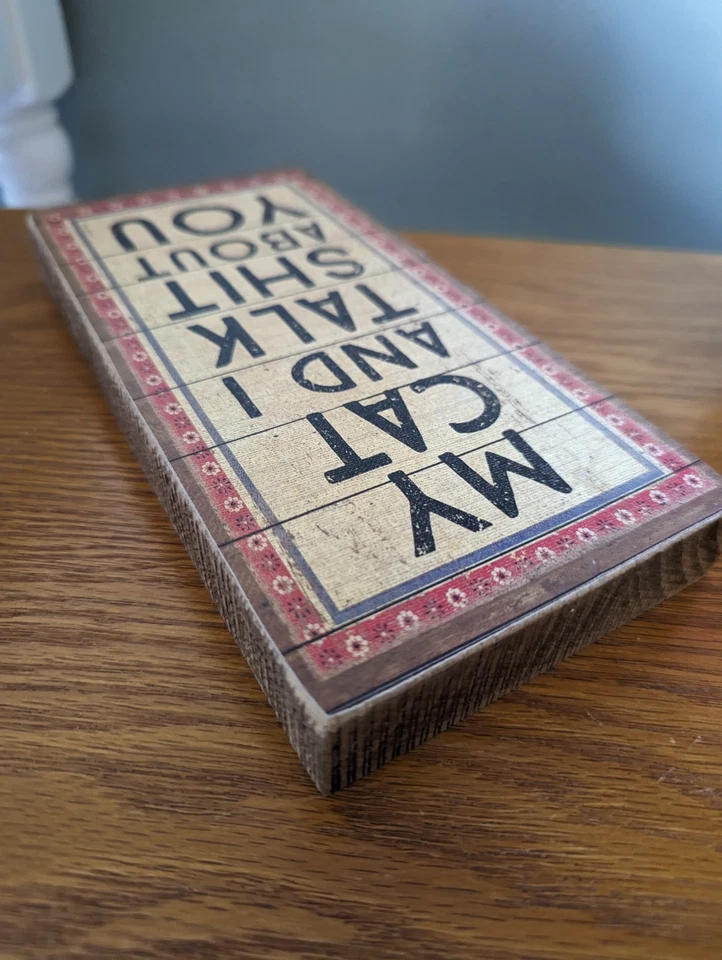 Wooden Sign Wall Art Funny Made In Lancaster PA USA Home Decor - Image 4 of 4