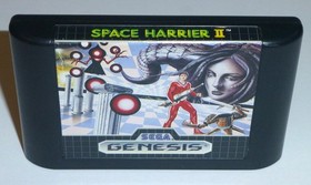 SPACE HARRIER II 2 - Sega Genesis Game, with Box/Case, Tested & Working