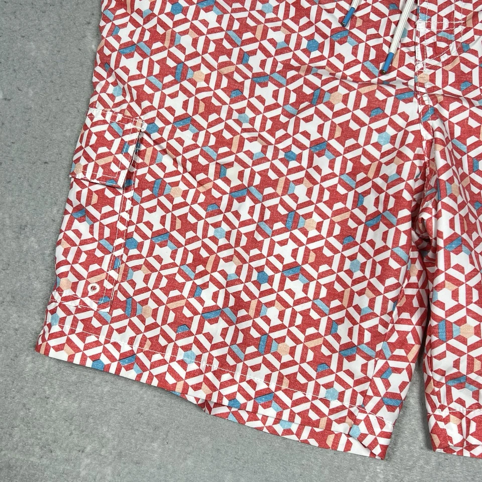 Tommy Bahama Board Shorts Bañador Hombre’s 2XL Live The Island Life Geo Print Foto 3 de 4