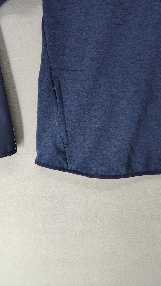 Suéter Under Armour Mujer L Azul Marino Team Tech 1/4 Cremallera Oso Baloncesto Logo Foto 4 de 4