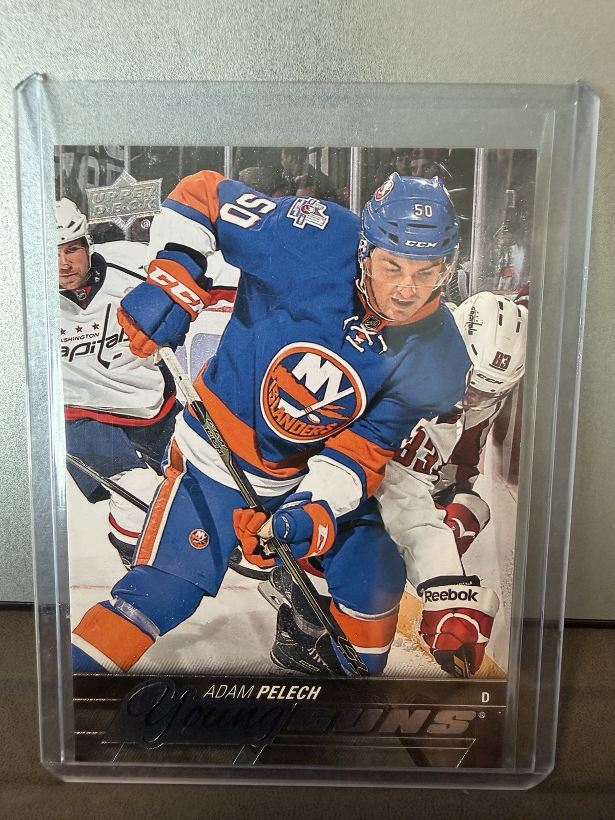2015-16 Upper Deck Young Guns Rookie Adam Pelech #465 New York Islanders