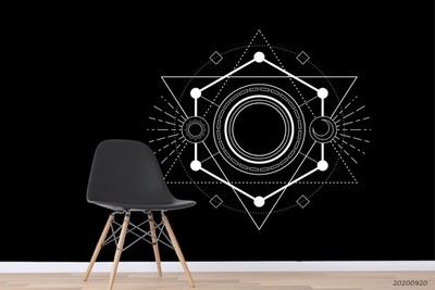 3D Hand-drawn Magic Rune Wall Murals Wallpaper Murals Wall Sticker