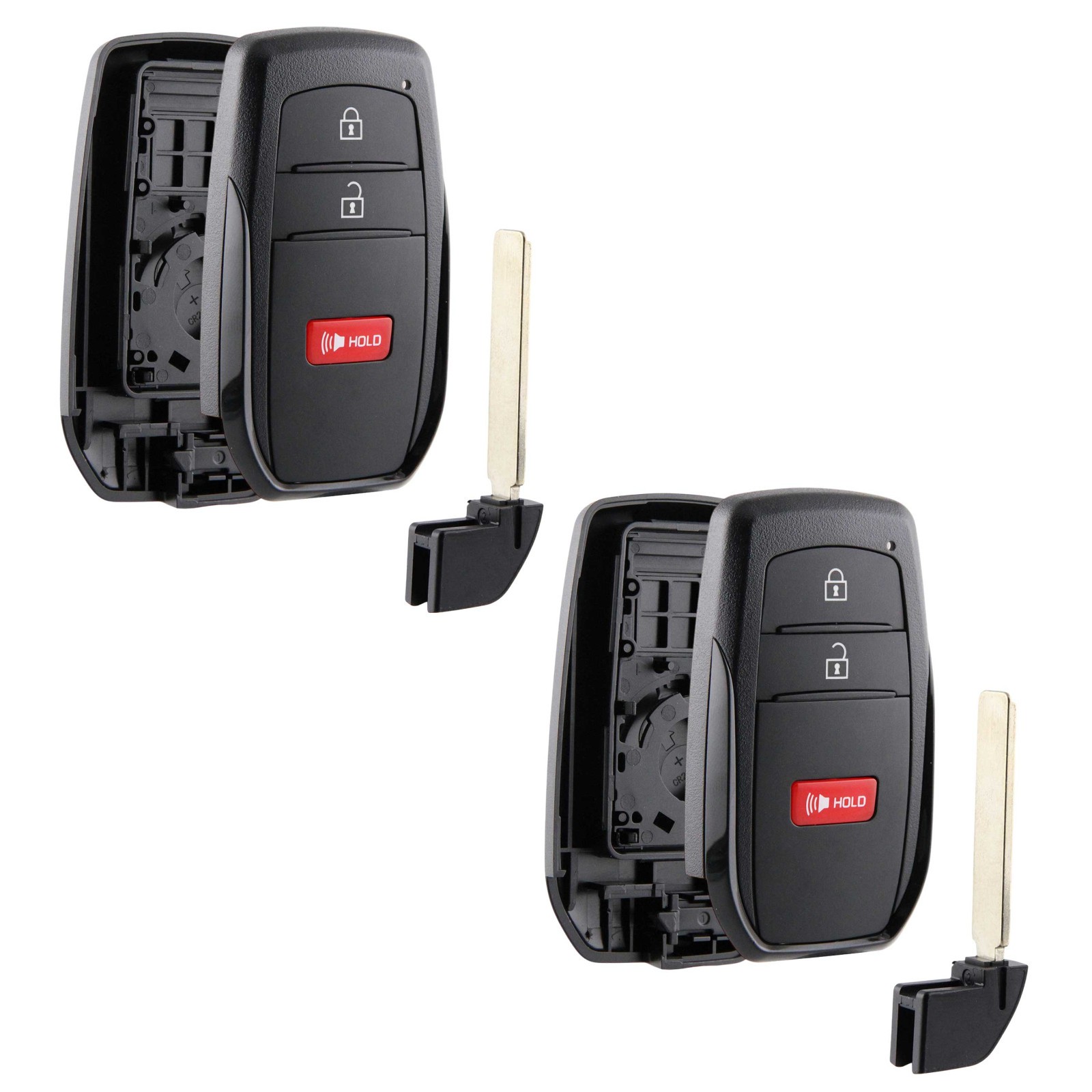 2 For 2022 2023 2024 2025 Toyota Car SUV Shell Case Pad 3b HYQ14FBX, HYQ14FBW