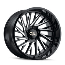 Cali Off-road Purge 9114 20x10 8x165.1 -25 Gloss Blackmilled Single Wheel Rim