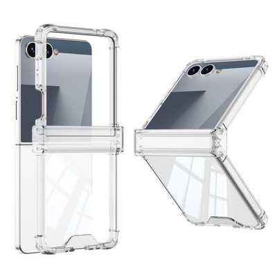 for Samsung Galaxy Z Flip 7 6 5 4 Shockproof Clear Hinge Case