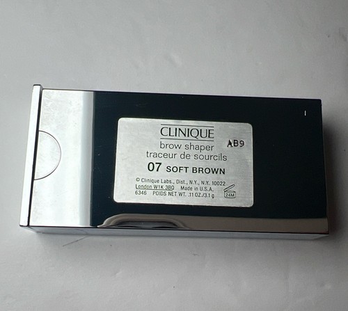 Clinique Brow Shaper #07 Soft Brown 0.11oz Full Size NWOB