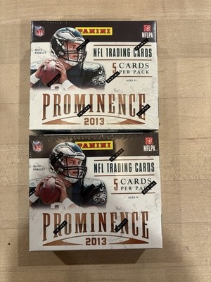 Lot Of 2 2013 Panini Prominence Football Factory Sealed Hobby Mini Boxes - Kelce
