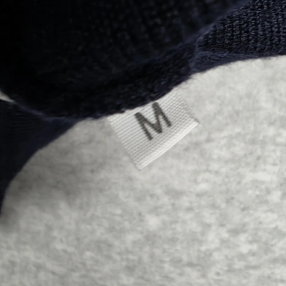 Vintage Givenchy Cardigan Sweater Womens Medium Navy Wool Gold Button Italy - Image 4 of 4