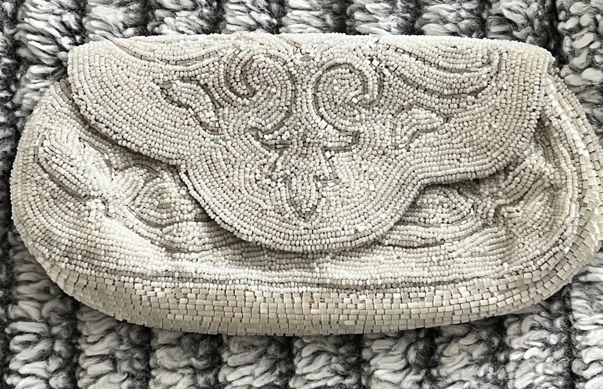 White Beaded Vintage Bags, Handbags & Cases for sale | eBay display picture 1