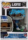 Amon-Ra St. Brown Signed Funko Pop #254 BAS Beckett Witnessed