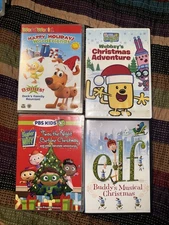 Kids Christmas DVD Lot If 4 Nick Jr PBS Nickelodeon