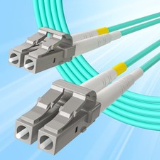 Fiber Patch Cable - LC to LC OM3 10Gb/Gigabit Multi-Mode Jumper Duplex 50/125...