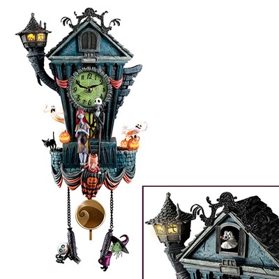 The Bradford Exchange Cuckoo Clock Tim Burton Nightmare Before Christmas Clock