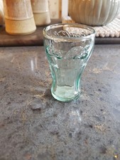 Coca-Cola Mini Juice Shot Verre Vert 2,5 oz Coca 3 po Grand verre Indiana