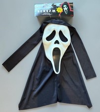 NWT NOS 1997 Easter U Fun World DIV Ghost Face Scream Mask On Card Vintage