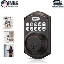 Advanced Keyless Entry Door Lock - Waterproof Smart Lock with Auto Lock  Codes