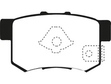 For 2004-2008 Acura TSX Brake Pad Set Rear EBC 67416JHYZ 2005 2006 2007