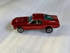 Hot Wheels Redline Custom Mustang Red Original 1968 HK Car