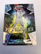 2018-19 Panini Prizm Paul George # 12 Fireworks Fast Break