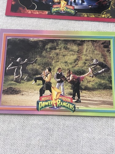 Mighty Morphin Power Rangers Card Lot of 10 Saban 1994 FREE MYSTERY CARD - Picture 7 of 13