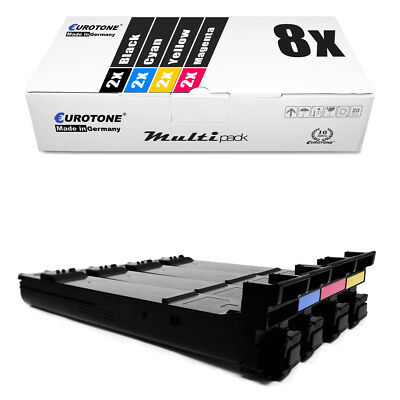 8x Toner for Konica Minolta Magicolor 5500 5550 5570 5650 5670 DT DH D CMYK