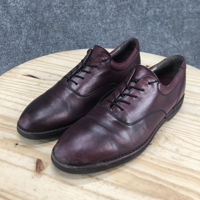 Rockport Vibram Dress Shoes Mens 11.5 M Oxford Burgundy  display picture 1
