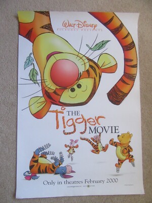 TIGGER MOVIE ORIGINAL 2000 DS ADV 1SHT MOVIE POSTER RLD EX