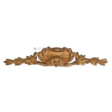 Sopra Porta Armadio Bronzo Tubi Raccordi Antico Shell Alloro Vecchio 46cm