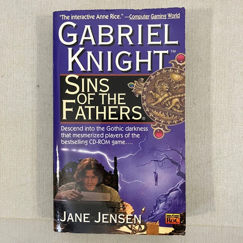 Sins of the Fathers Jane Jensen Gabriel Knight Gothic Thriller 1997 3rd Print