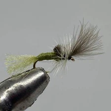 One Dozen (12) - CDC Blue Winged Olive Cripple - Dry Fly