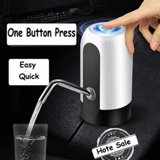 Gallons Water Bottle Pump USB Dispenser Automatic Universal Electric Switch