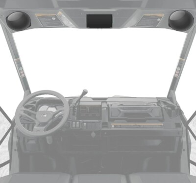 Can-Am Defender Stereo Kit Waterproof Overhead Audio System 16-25 Plug & Play