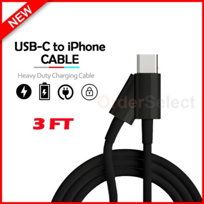Fenzer USB-C Cable Charger Sync Data Cord for iPhone 11 / 11 Pro / 11 Pro Max
