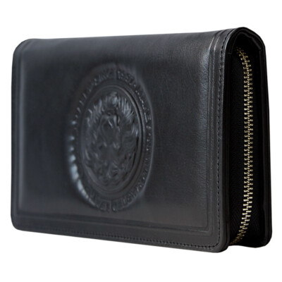 Makey Women's Leather wallet Black Handmade European 