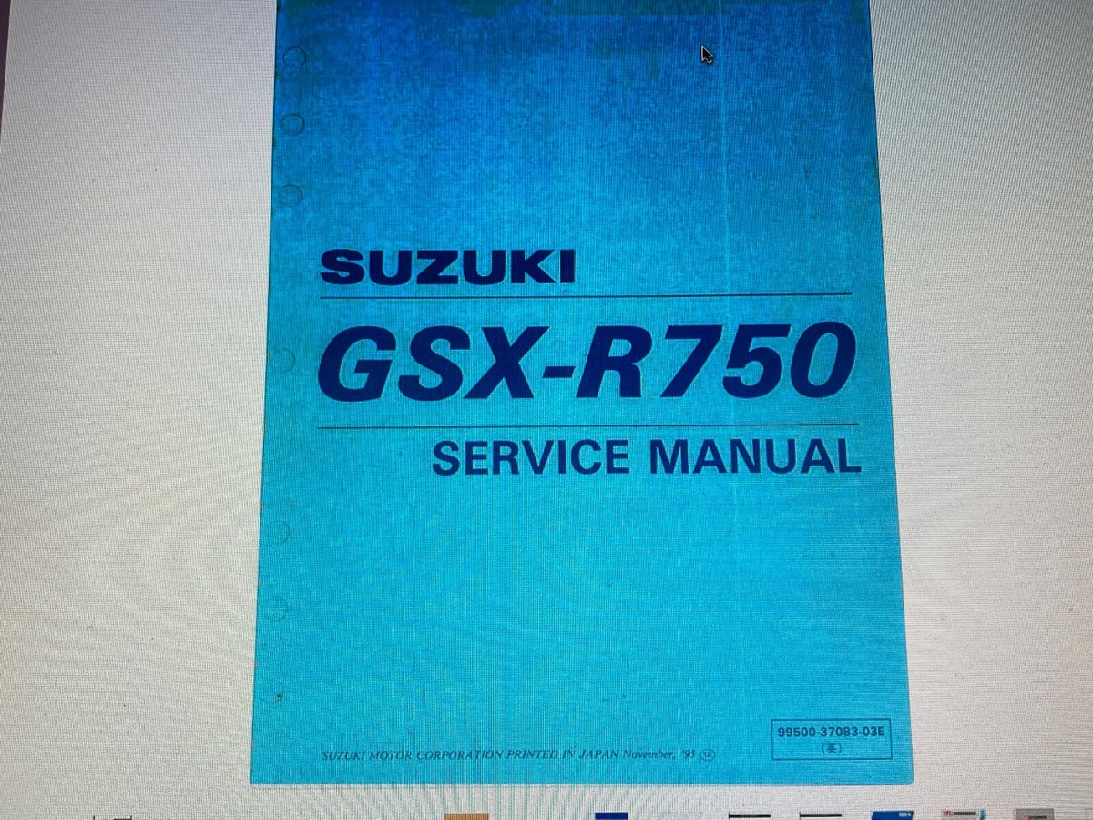 Webike | SUZUKI スズキ サービスマニュアル GSX-S750(99600-37182-000