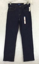 Arizona Jean Co / Dark Wash Original Straight Fit Stretch FLEX Denim Jeans / 16R