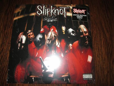 Slipknot Self-Titled LEMON YELLOW COLORED Vinyl LP Limited Edition
