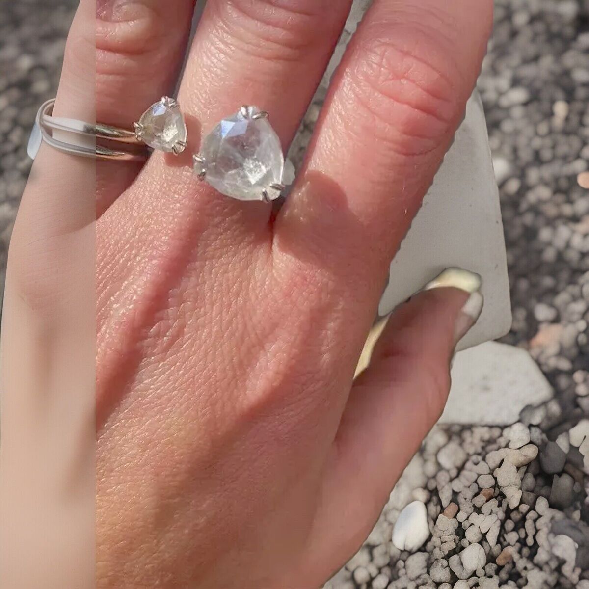 Swarovski Millenia Trilliant Cut Open Ring Swarovski Millenia Trilliant Cut Open Ring