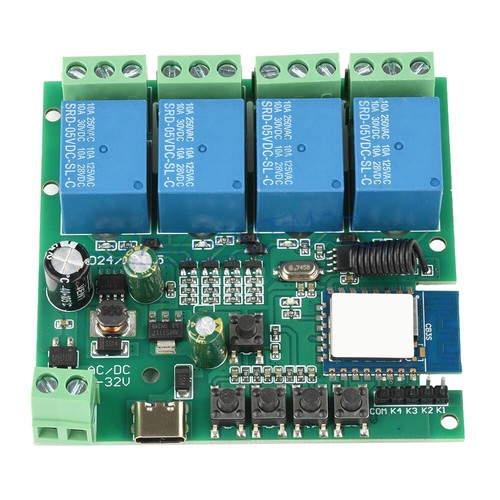 4 Channel Relay Switch Module Tuya Smart WIFI Remote Control Relay 2.4GHz 433MHz - Bild 8 von 11