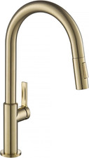 Oletto Antique Champagne Bronze Pull Down Kitchen Faucet, Spot Free Finish