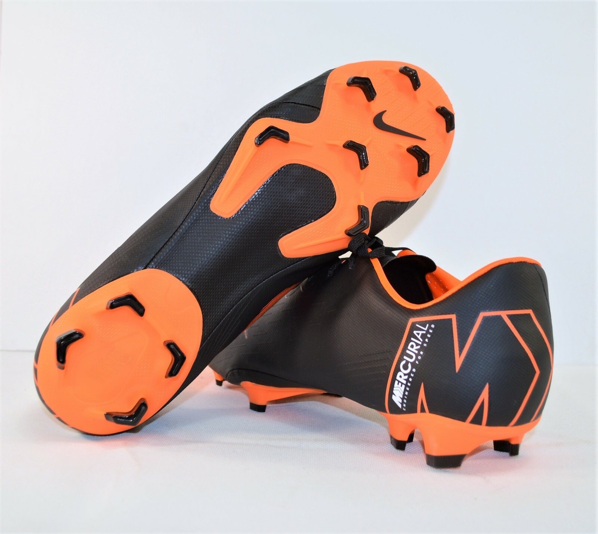 Nike Mercurial Vapor XII PRO FG ACC Black Soccer Cleats Sz 
