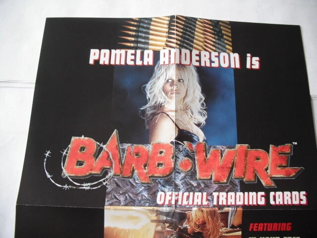 TOPPS BARB WIRE PAMELA ANDERSON TRADING CARDS BOX TOP POSTER - Image 2 of 3