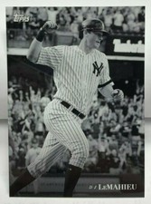 DJ LeMahieu 2020 Topps On Demand Black & White Base Card #25 - YANKEES - SP /672