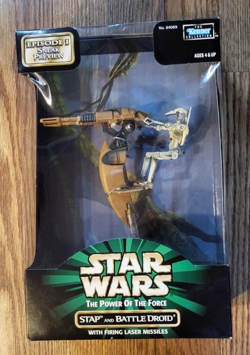 Star Wars STAP and Battle Droid Power of the Force Figure Hasbro 1998 3.75"