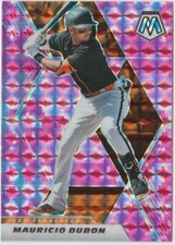 2021 Panini Mosaic Prizm Pink Camo #125 Mauricio Dubon