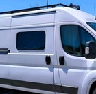Regenrinne Schwarz MATT, Fiat Ducato, Citroen Jumper, Peugeot Boxer, Van Camper