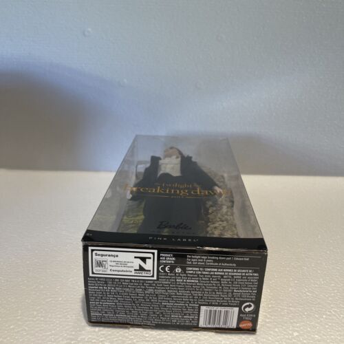 BARBIE PINK LABEL Twilight Saga BREAKING DAWN Pt 1 EDWARD w Stand COA MATTEL NIB - Picture 12 of 12
