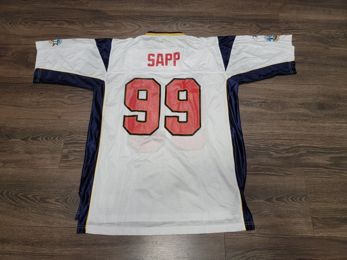 Tampa Bay Buccaneers SAPP 99 ユニフォーム VTG Tampa Bay Buccaneers Jersey Men Size 40 Warren Sapp #99