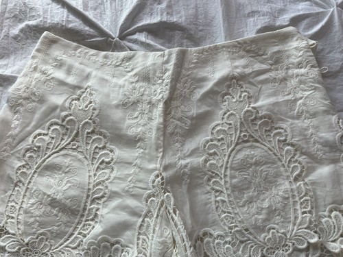 Dolce Vita Gorgeous Boho Lace Shorts In Ivory With Side Button Close Sz 14 NWOT - Picture 4 of 8