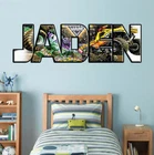 Monster Jam Personalized Custom Name Wall Sticker Decal WP236